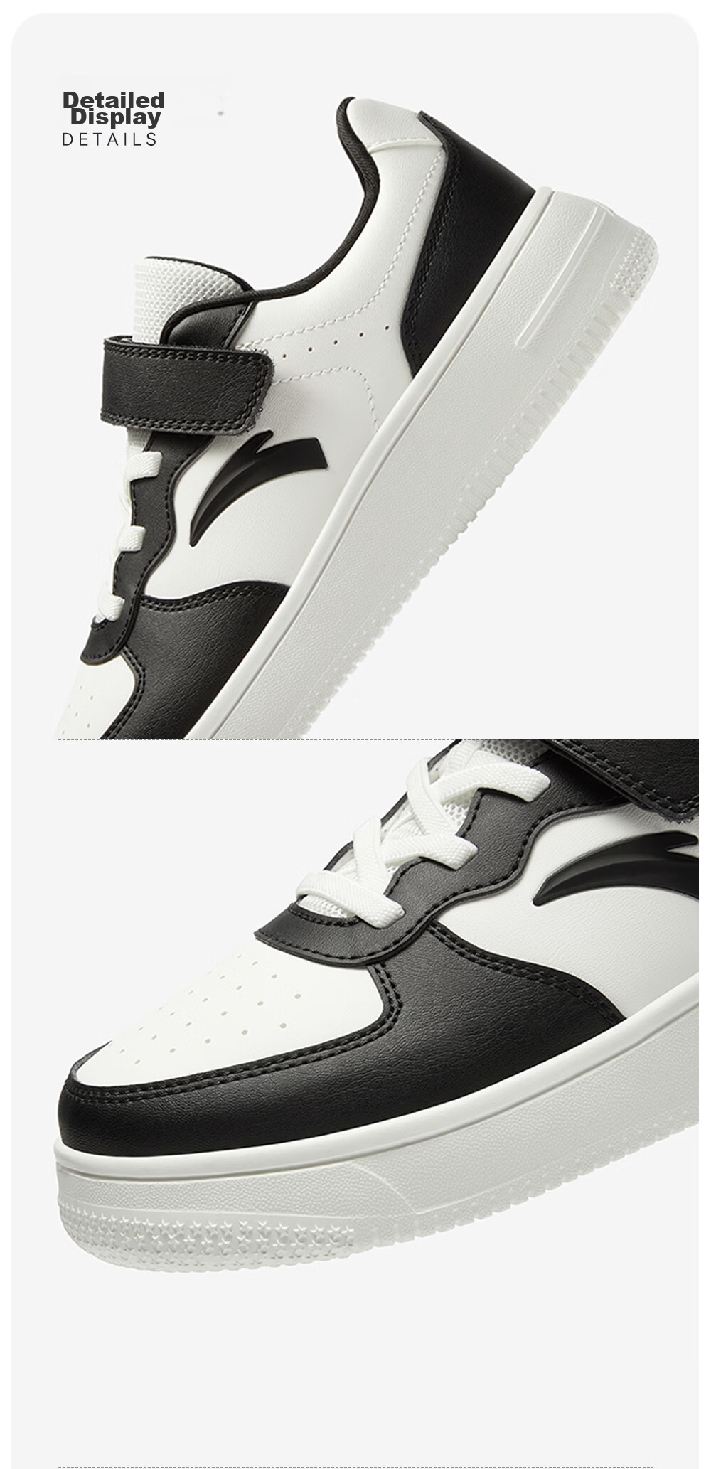 Anta Kids Girls Sports Shoes Big Kids 2026 Spring Campus White Casual Sneakers A22618076 19